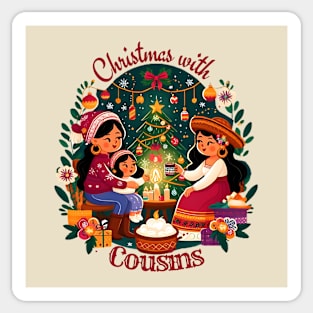 Christmas With Cousins Sticker